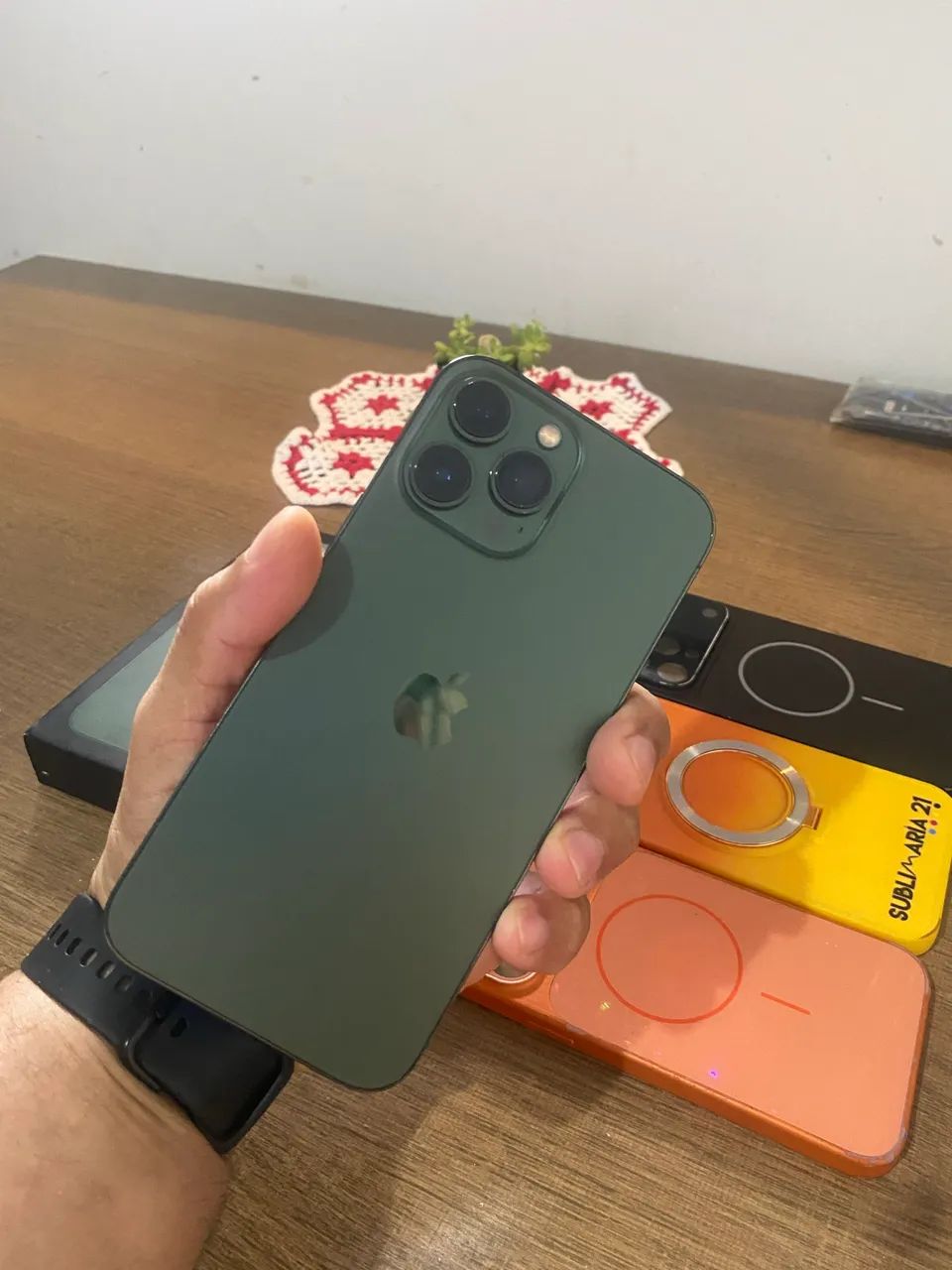 IPHONE 13 PRO MAX VERDE ? PERFEITO ESTADO | VALOR PARA VENDER RÁPIDO - Foto 2