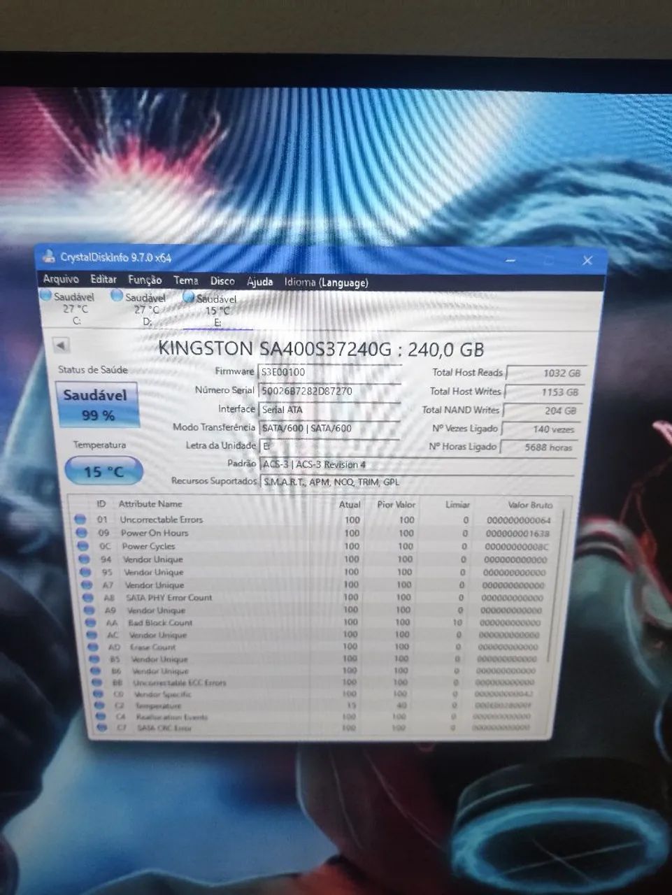 10 SSDS DE 240GB CADA (KINGSTON, ADATA E GREEN) - Foto 2