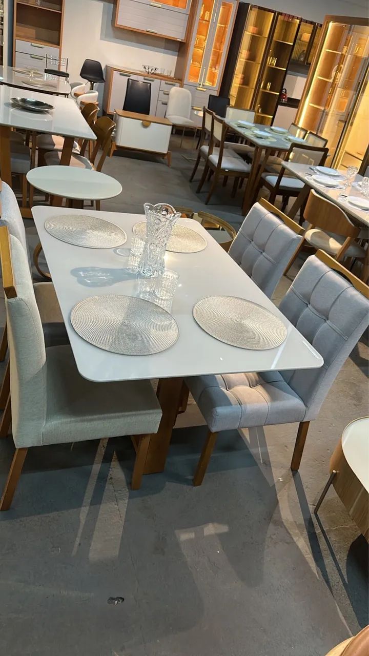 Mesa de Jantar 4 Lugares 120x90 Pronta Entrega