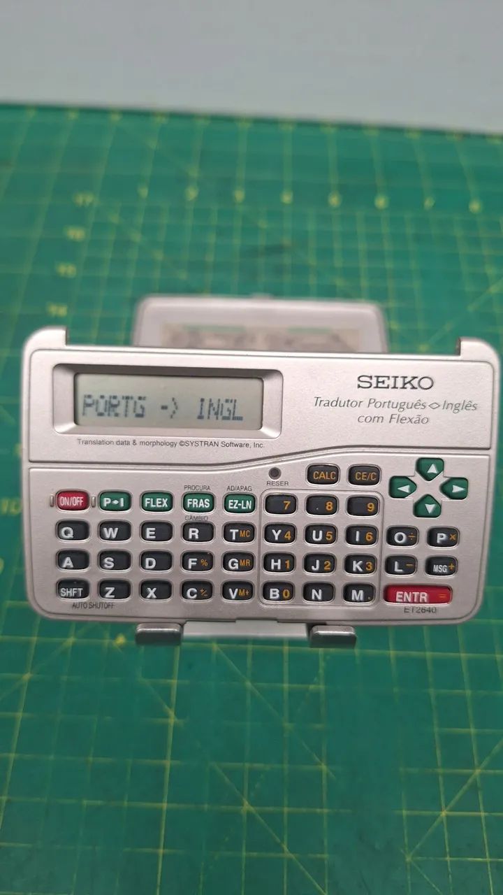 tradutor eletrônico Seiko ET2640 funcionando  - Foto 3