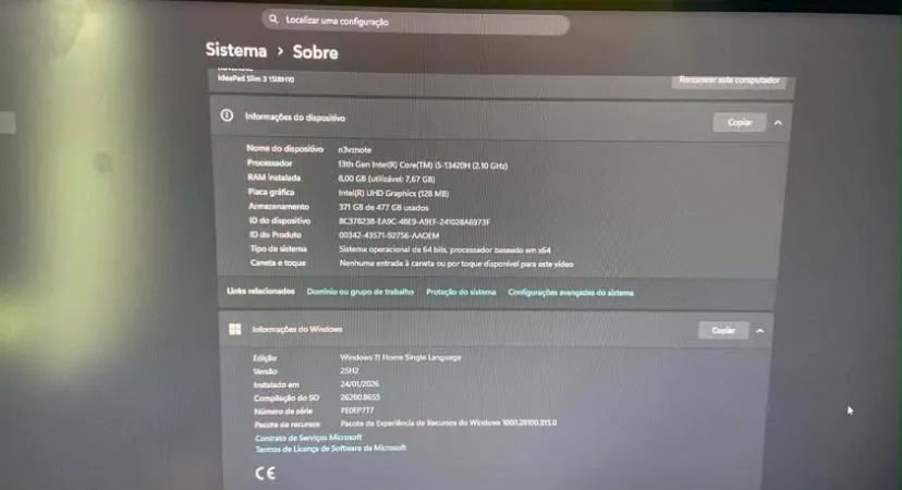 Vendo notebook Lenovo semi usado  - Foto 5