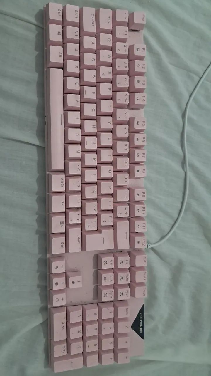 Teclado mecanico switch blue