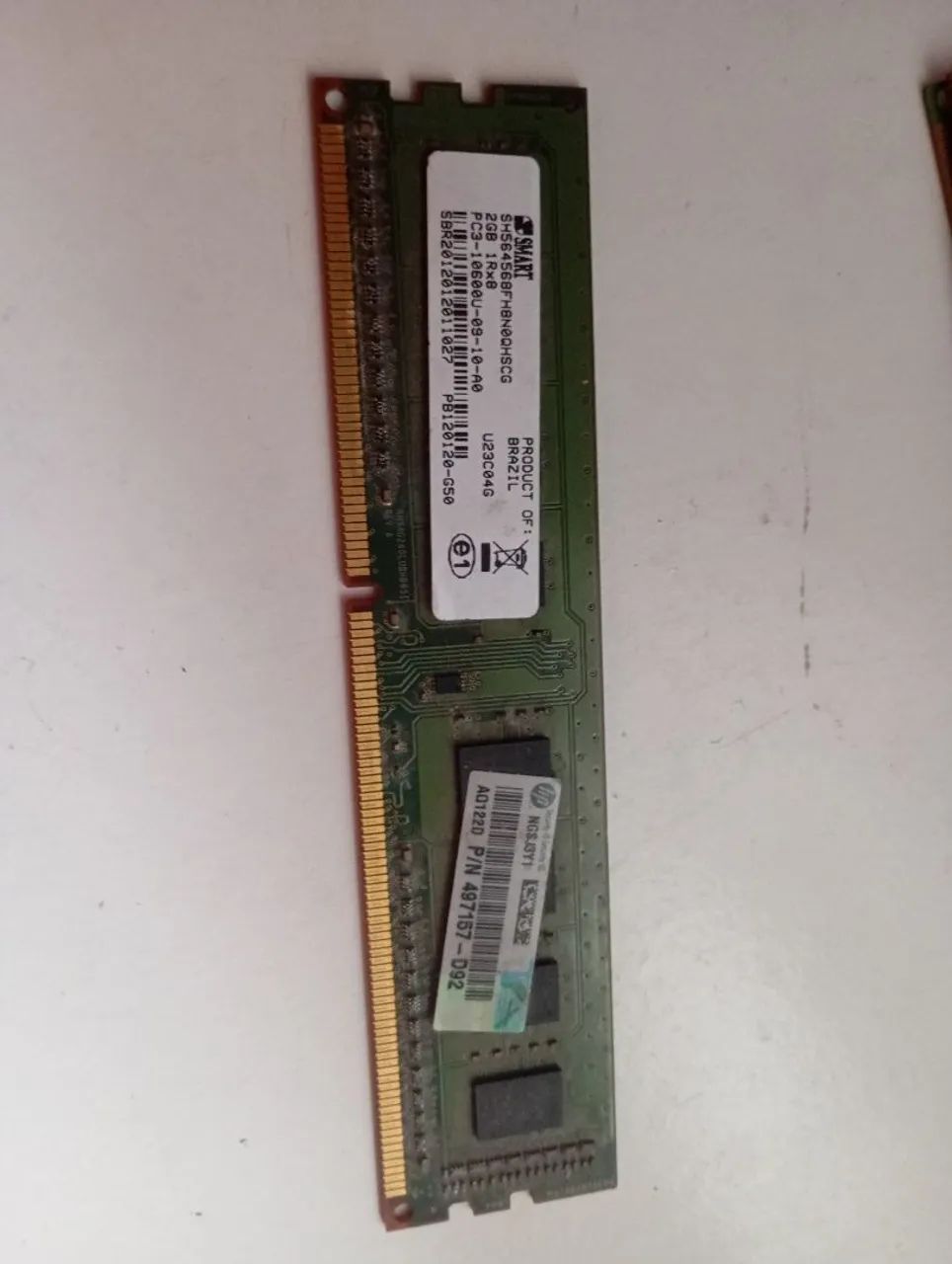 Memória ram DDR3 2gb 1333mhz