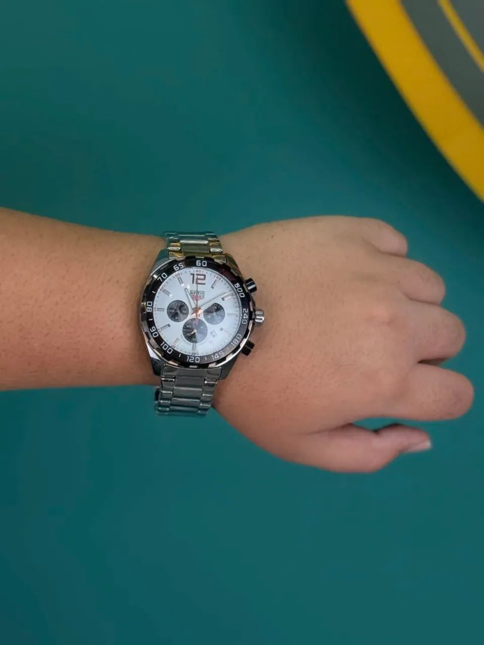 Tag Heuer Fundo Branco Primeira Linha Premium (Fórmula 1) - Foto 4
