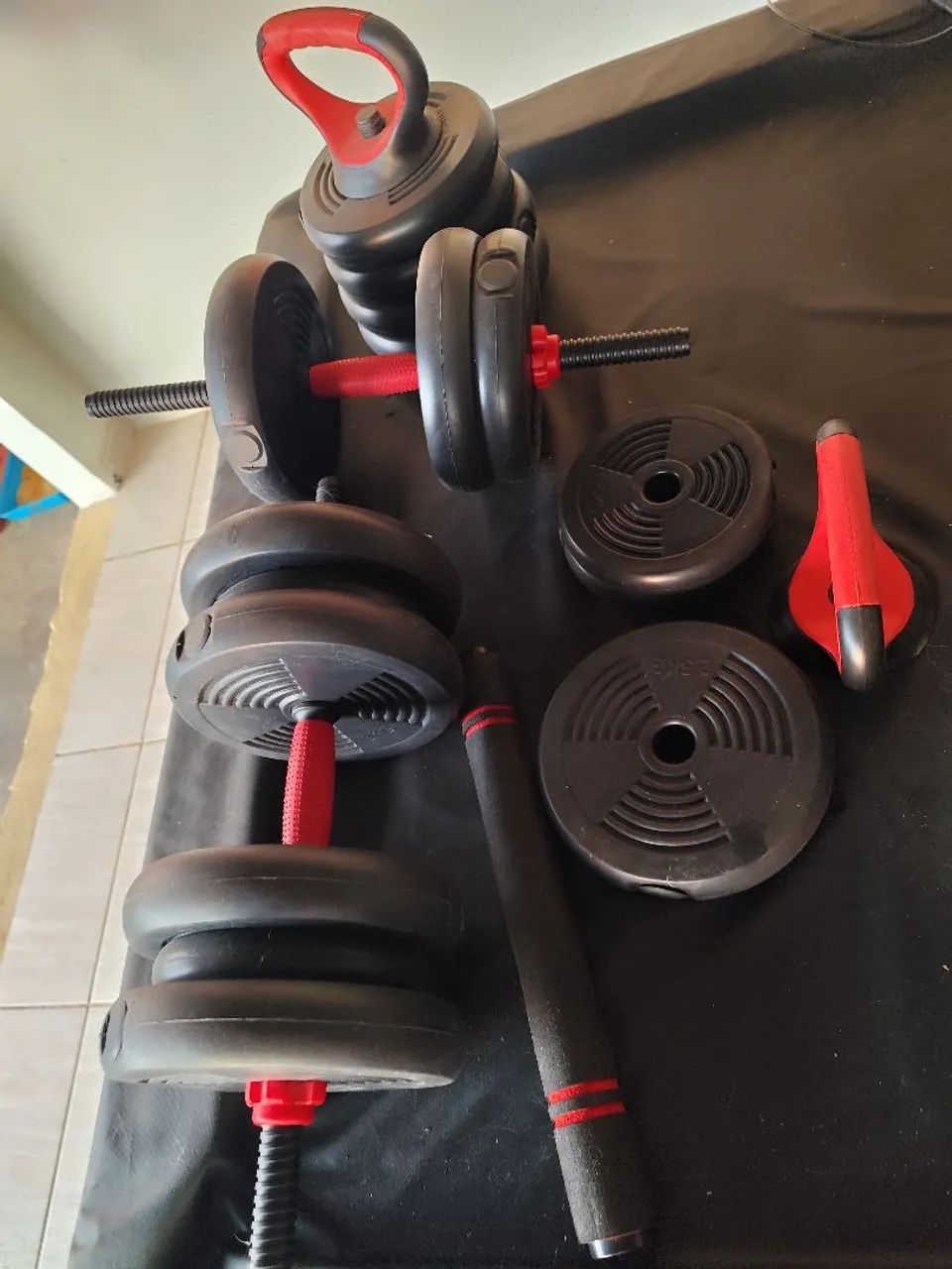 Kit Halteres 6 em 1 (40kg) - Foto 3