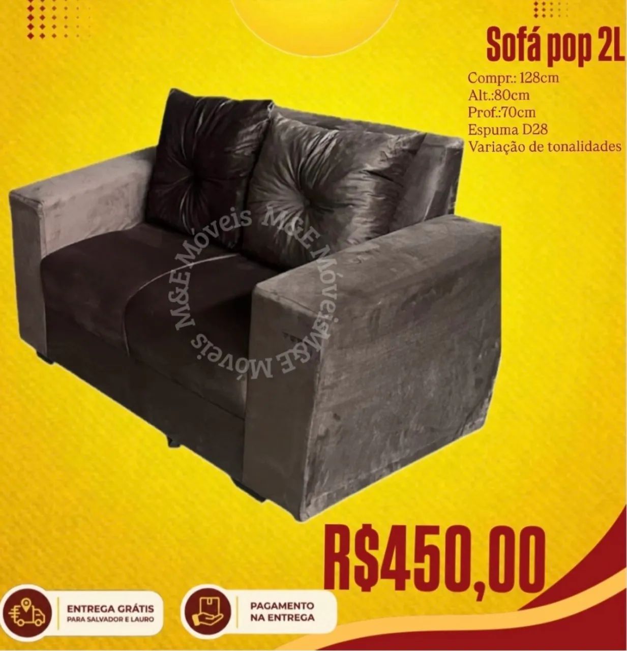 Sofá de 2 lugares  - Foto 2