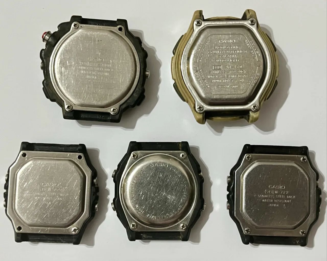 Lote de sucatas de relógios Casio antigos  - Foto 2