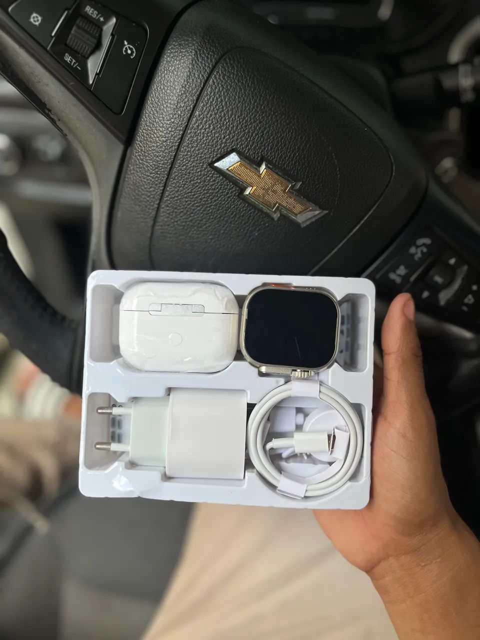 Kit Relógio, fone bluetooth, carregador - Foto 5