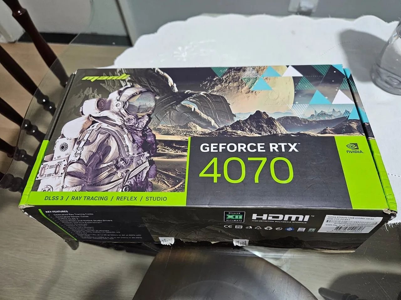 Placa de vídeo RTX 4070 12GB 