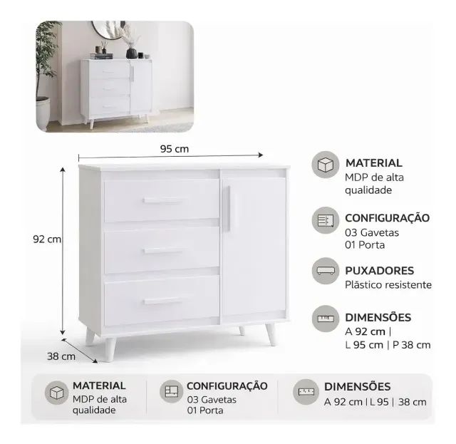 Comoda com sapateira Nova  - Foto 2