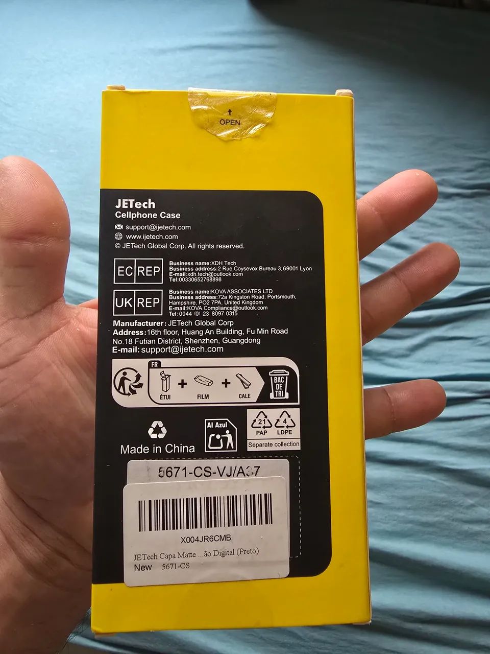 Case Original JEtech para IPhone 16e - Foto 4