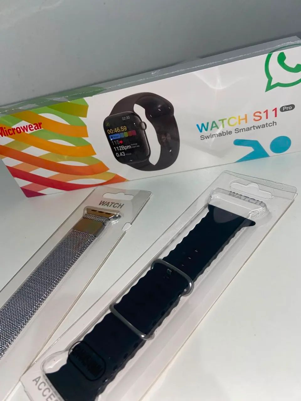 Relógio SmartWatch S11 Pro  Case +2 Pulseiras  - Foto 2