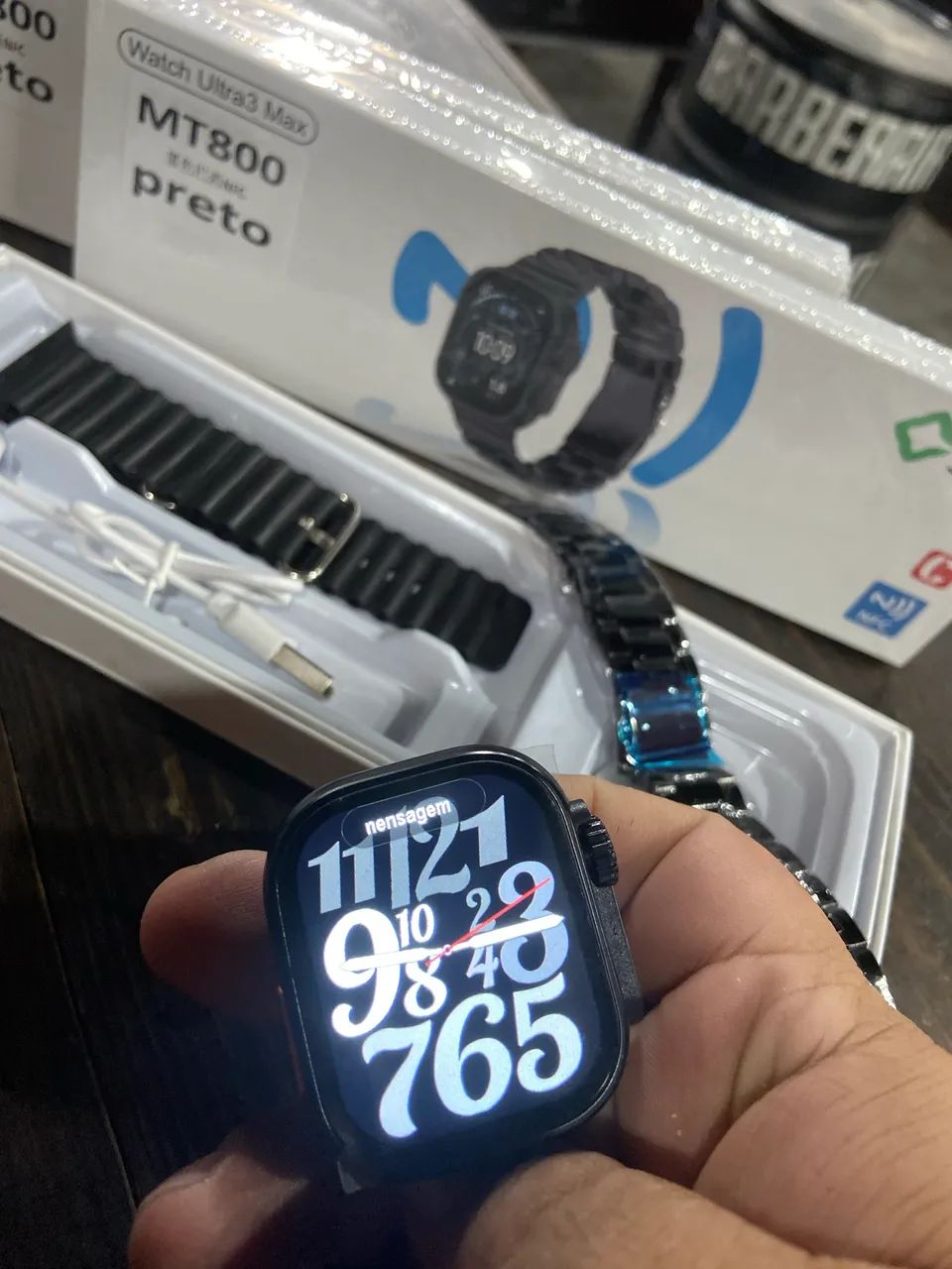 SMARTWATCH MT800 + 2 PULSEIRAS - Foto 2