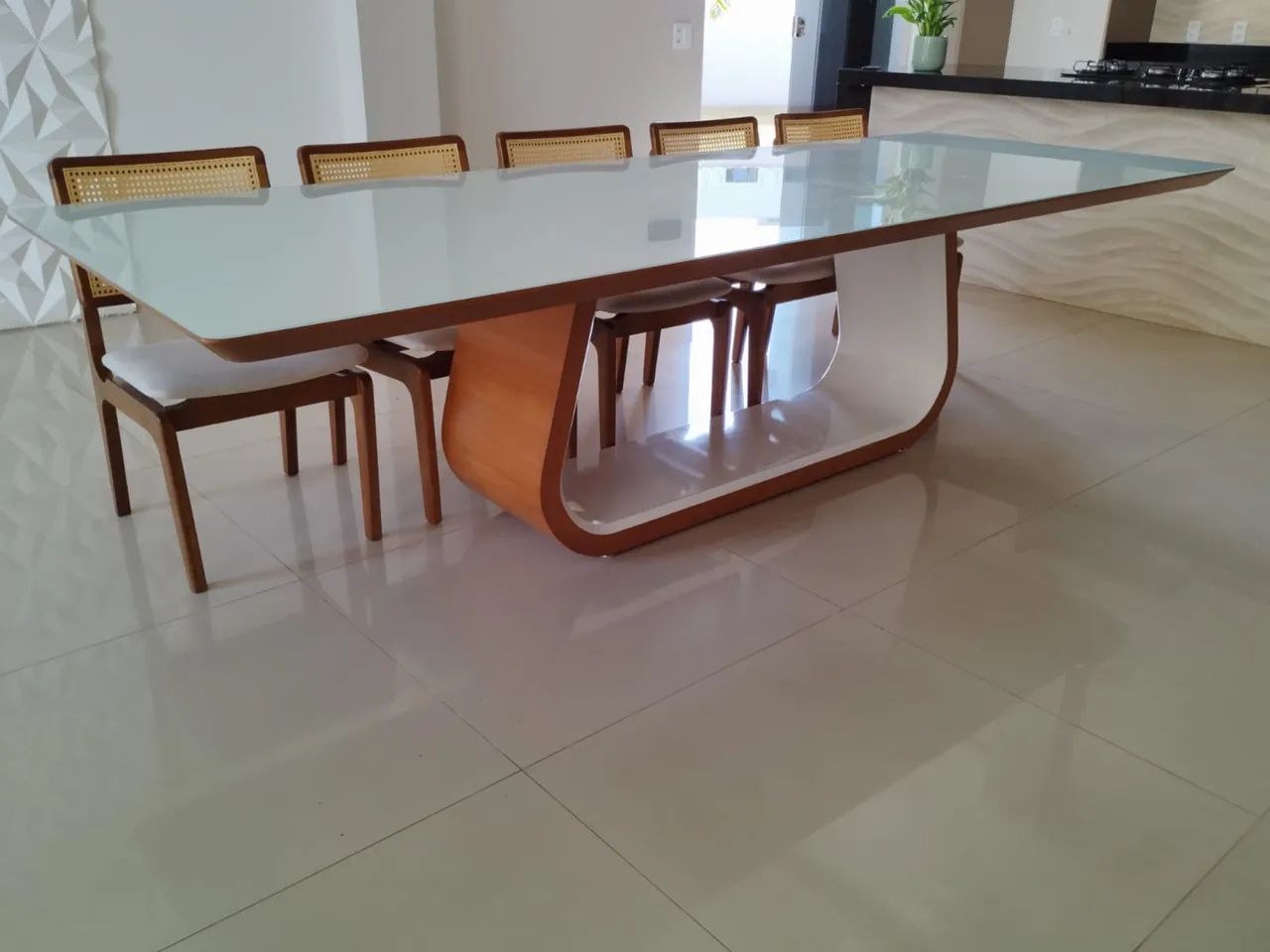 Mesa nova de madeira pronta entrega  - Foto 2