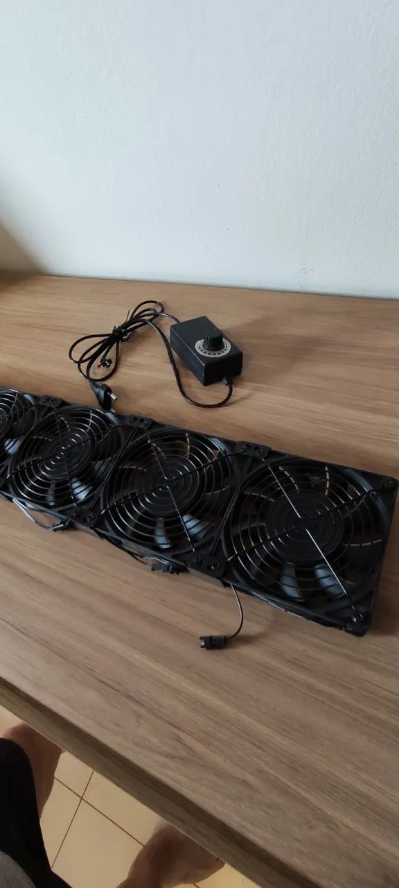 Cooler / Ventoinhas com Controle de Velocidade - 6 Fans - Funcionando - Foto 5