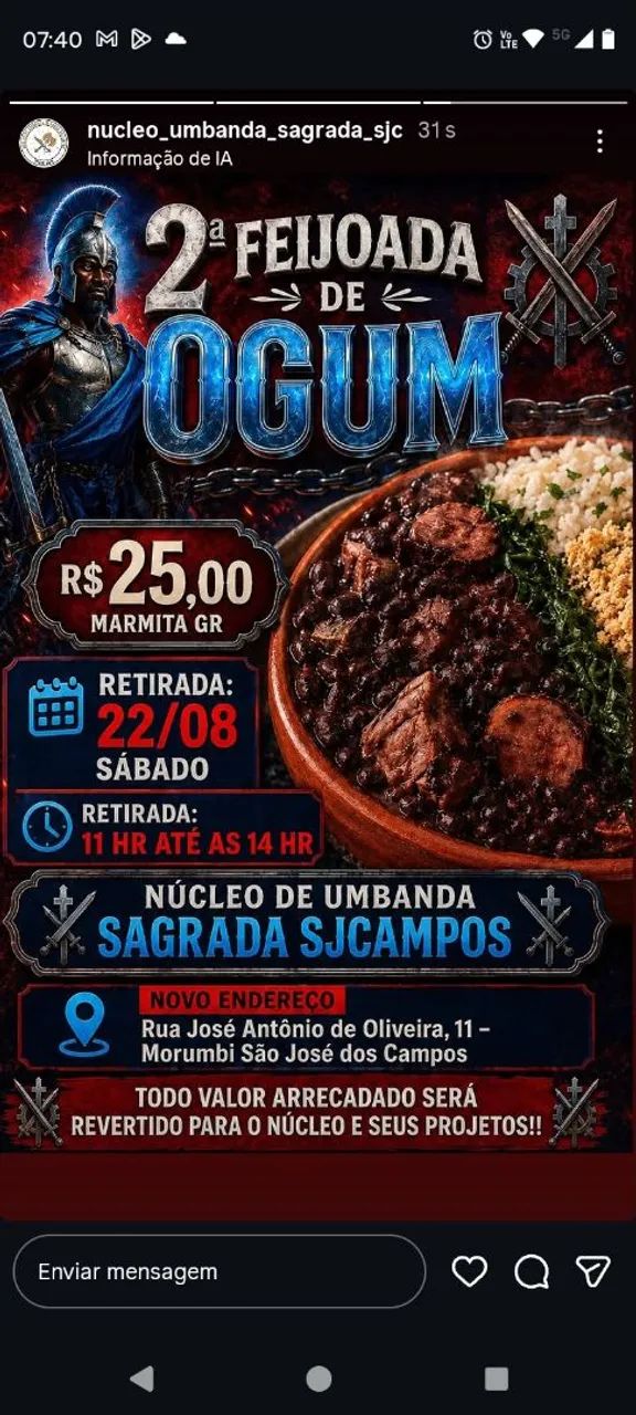 Núcleo Umbanda Sagrada  SJC