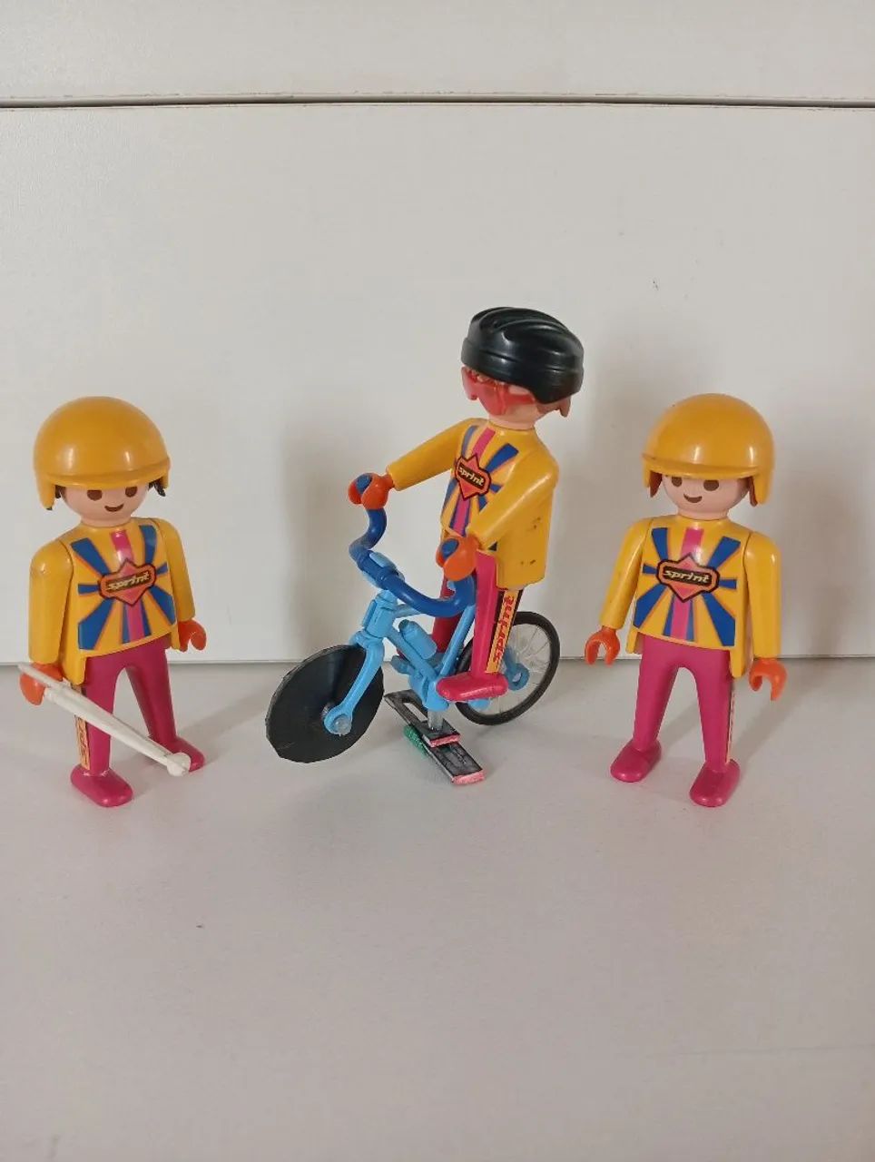 Playmobil geobra ciclistas 