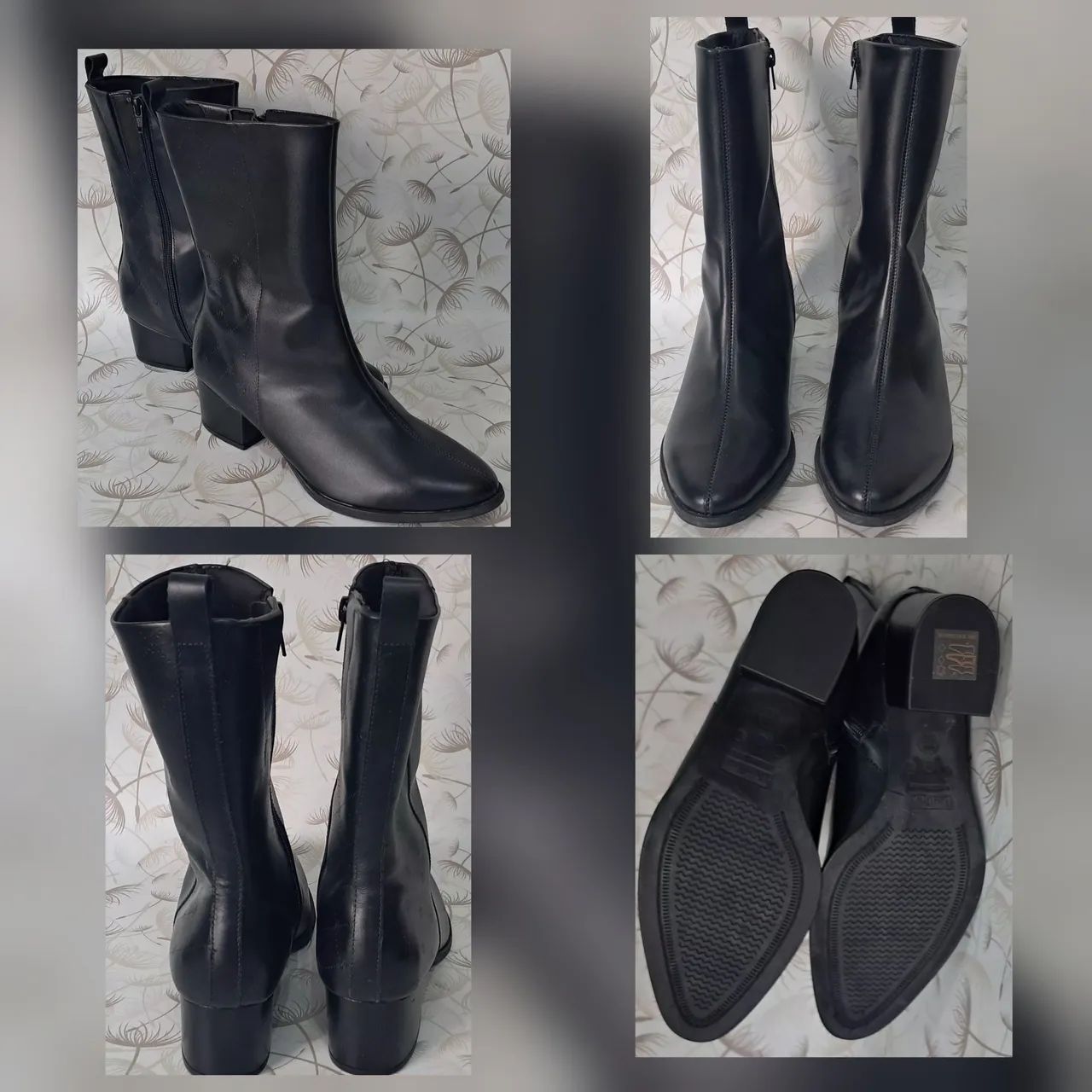 Bota de couro Usaflex 