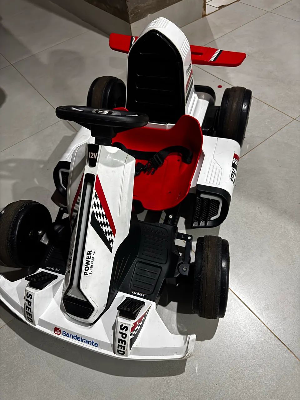 CARRINHO KART ELÉTRICO BANDEIRANTE 12v - Foto 3