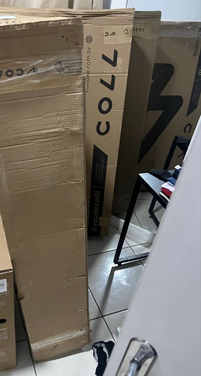 Bicicleta aro 29 colli rosa nova na caixa  - Foto 3