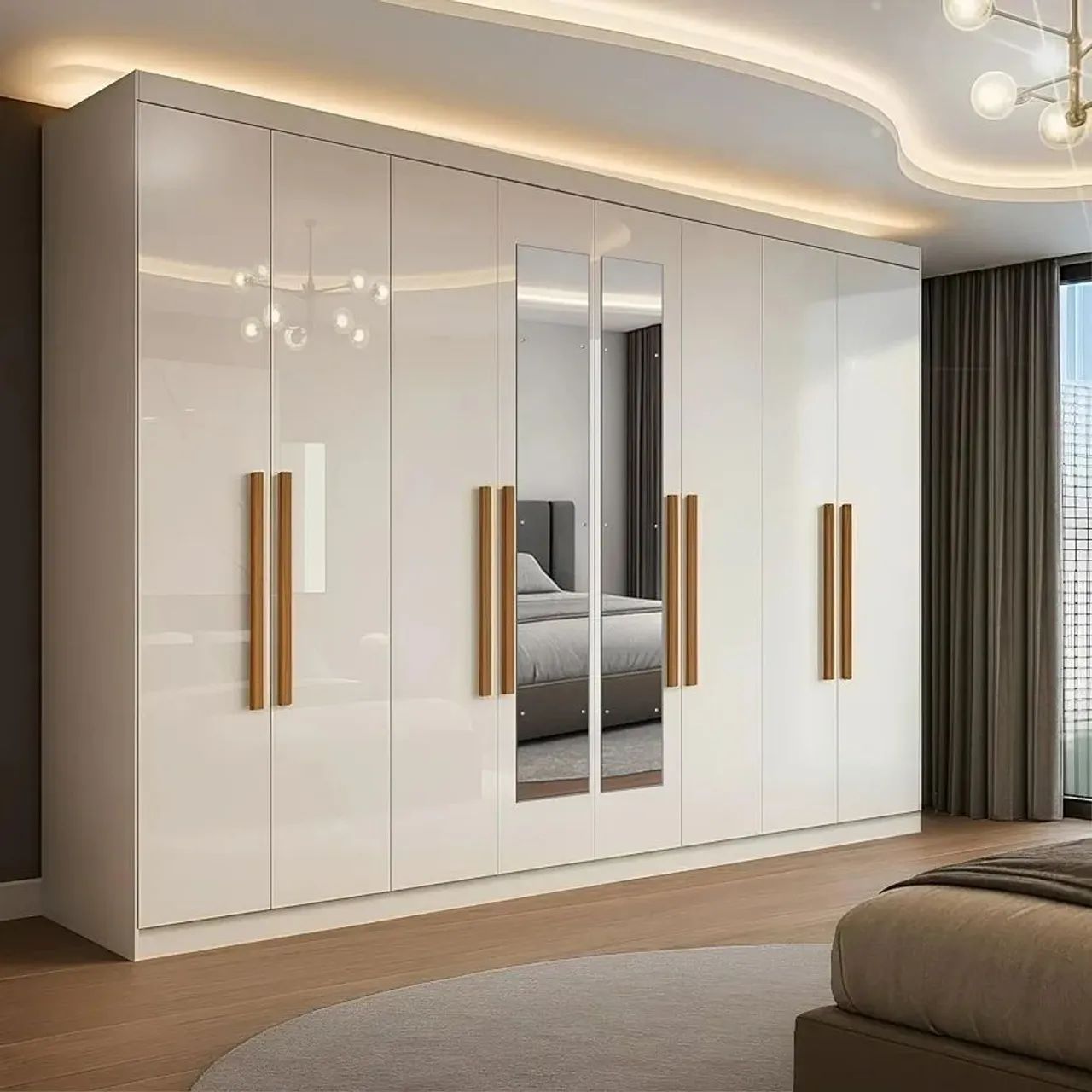 Roupeiro Novo com Espelho 