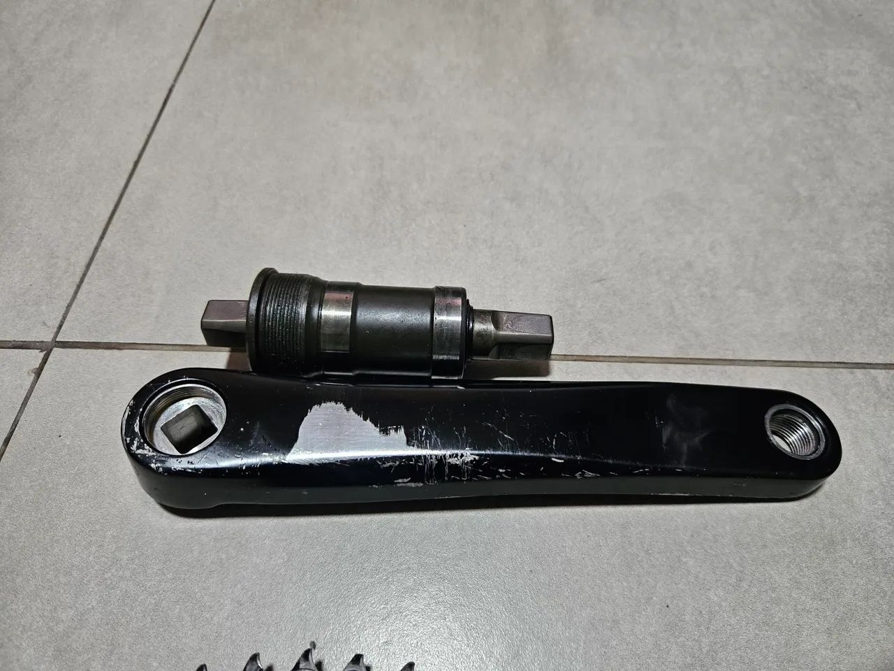 Pe de vela shimano 50/34 speed com movimento central  - Foto 3