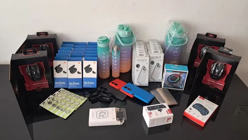 Lote de Produtos Eletrônicos e Acessórios de Celular Excelente para Venda! Muito Barato!