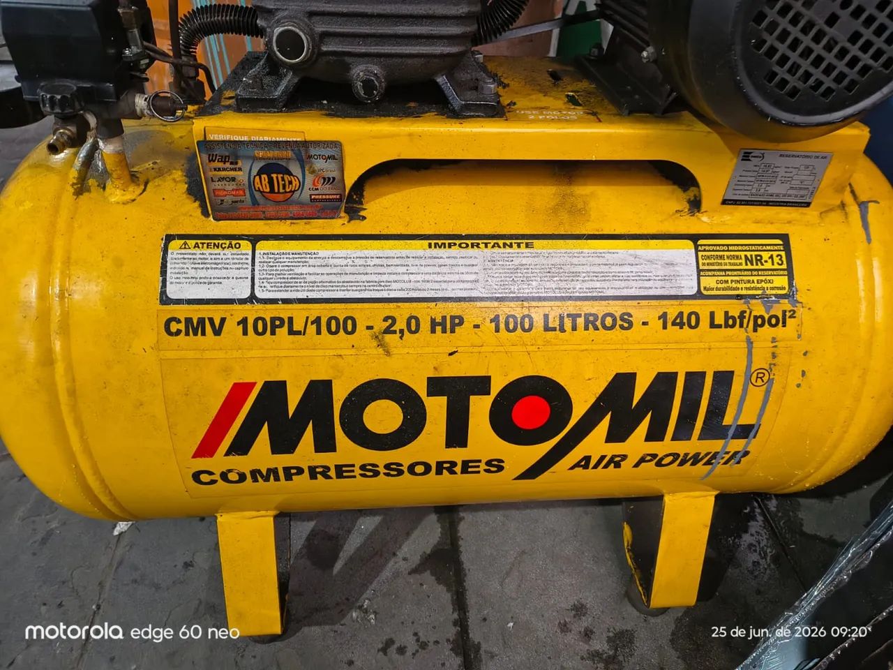 Compressor  140 libras  - Foto 5