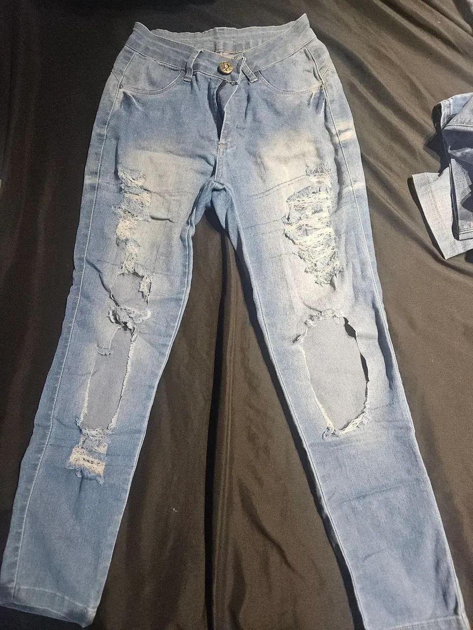 Vendo calças jeans usadas 34/36 - Foto 3