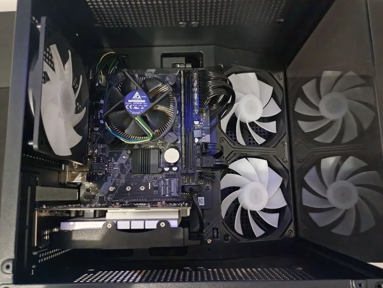Kit processador placa mãe memória ram e placa de video 