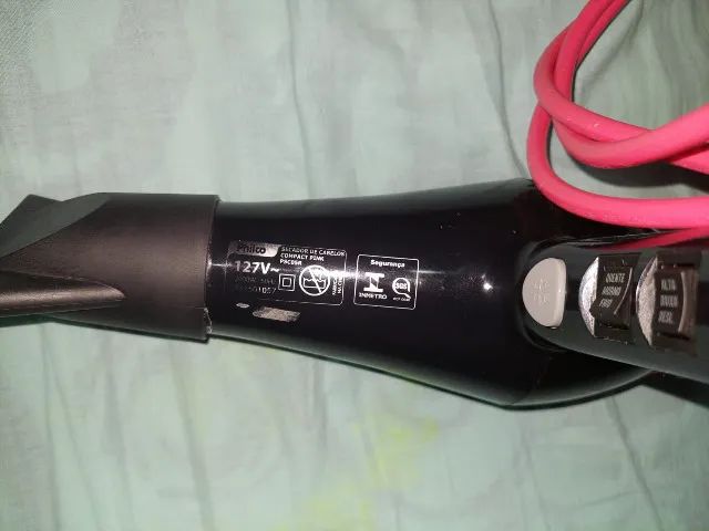 Secador de cabelo Beauty compact pro Psc05r 2000w Preto 127V Philco - Foto 3