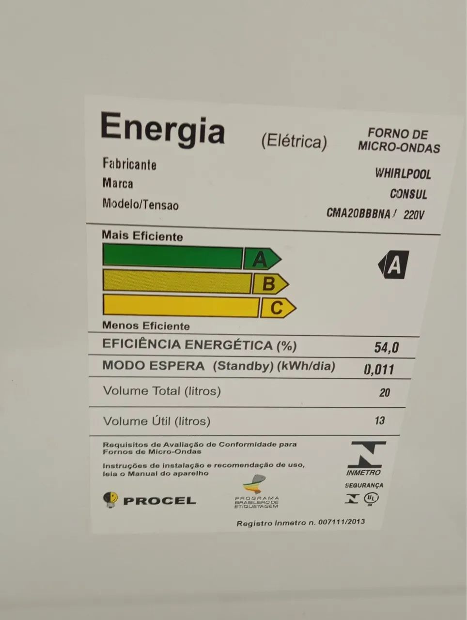 Microondas Consul 20L - 220v - Foto 3