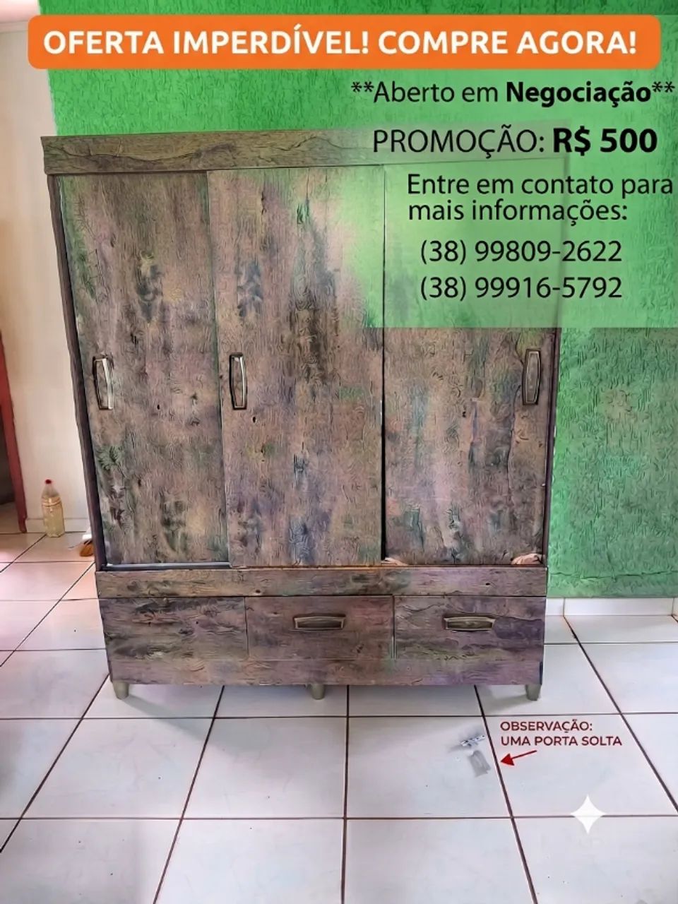 Guarda Roupa de Solteiro