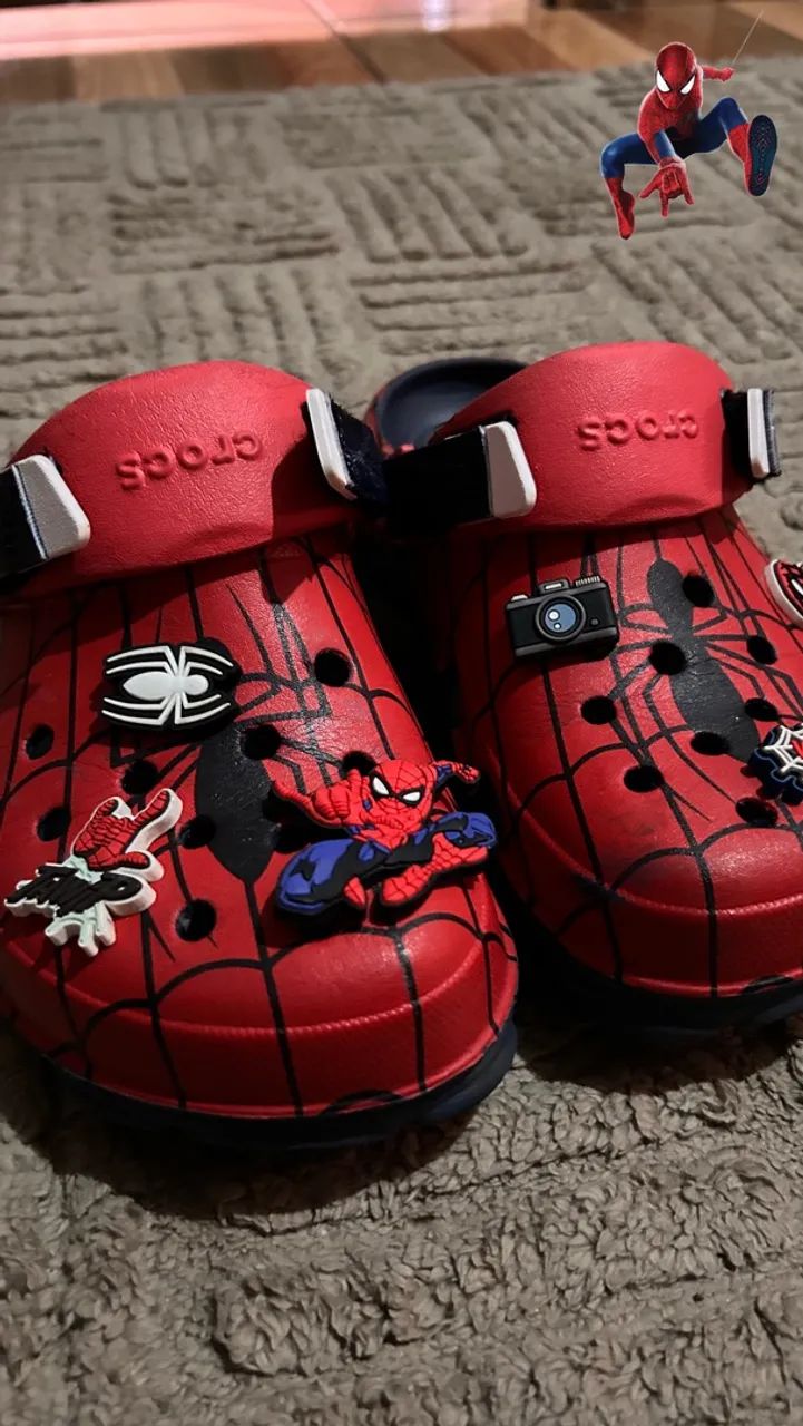 crocs do homem aranha  - Foto 3