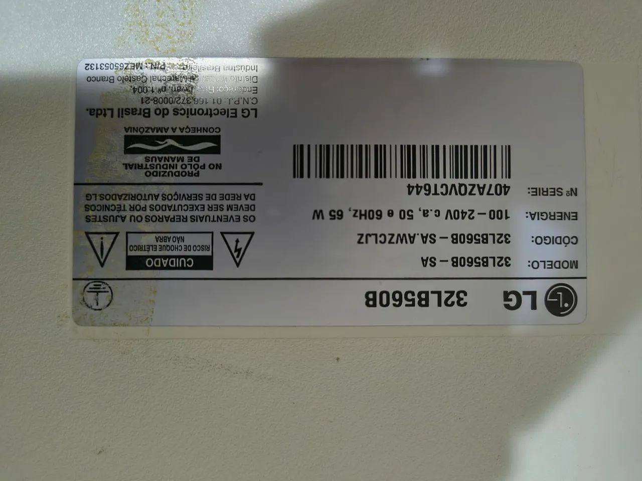 TV LG 32' COM DEFEITO  - Foto 3