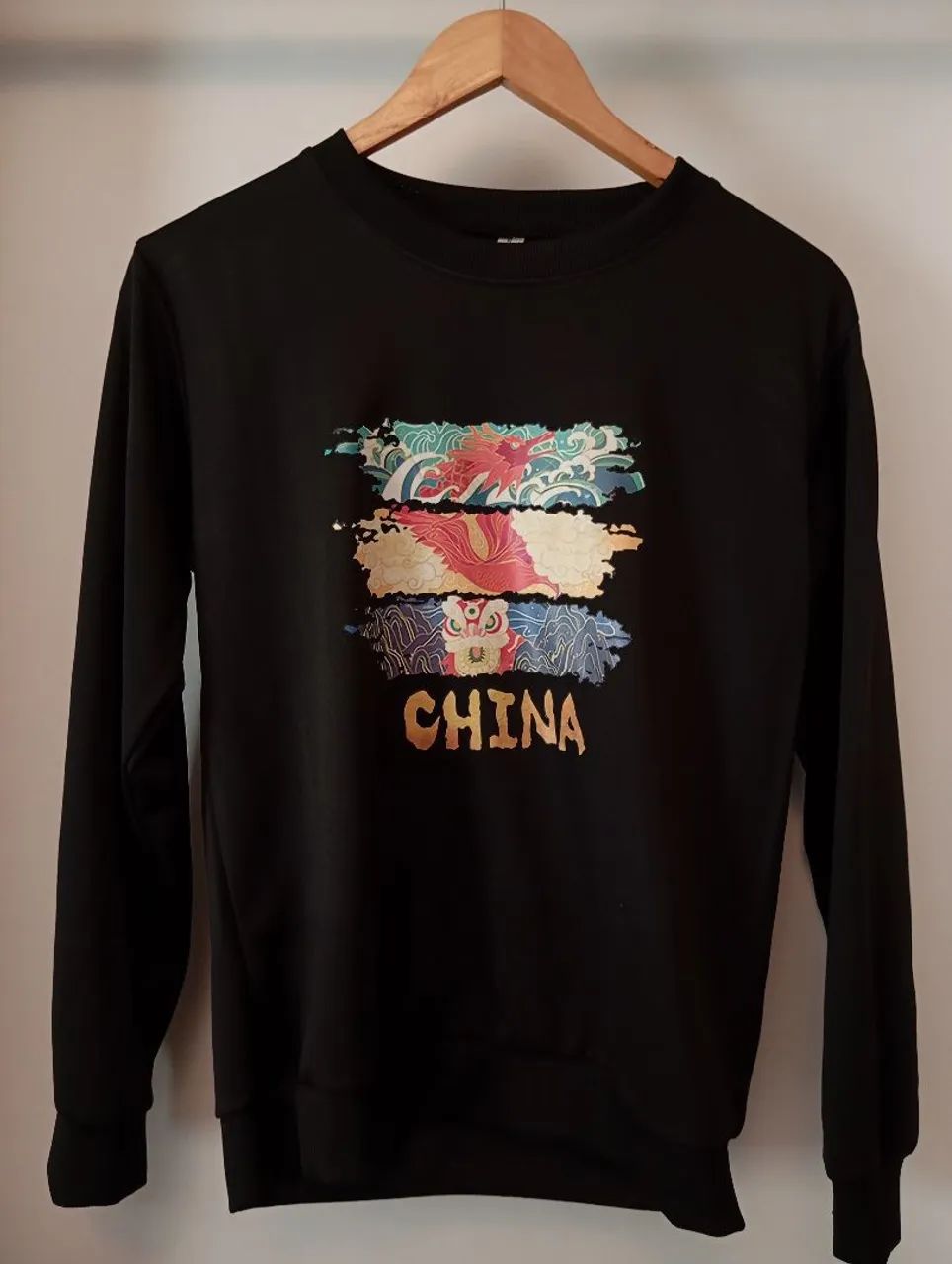 Camiseta Manga Comprida Longa China