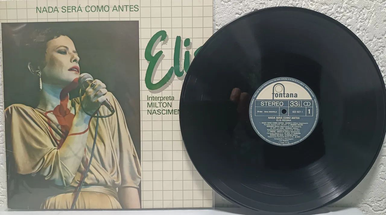 Elis Nada será como antes LP  - Foto 3