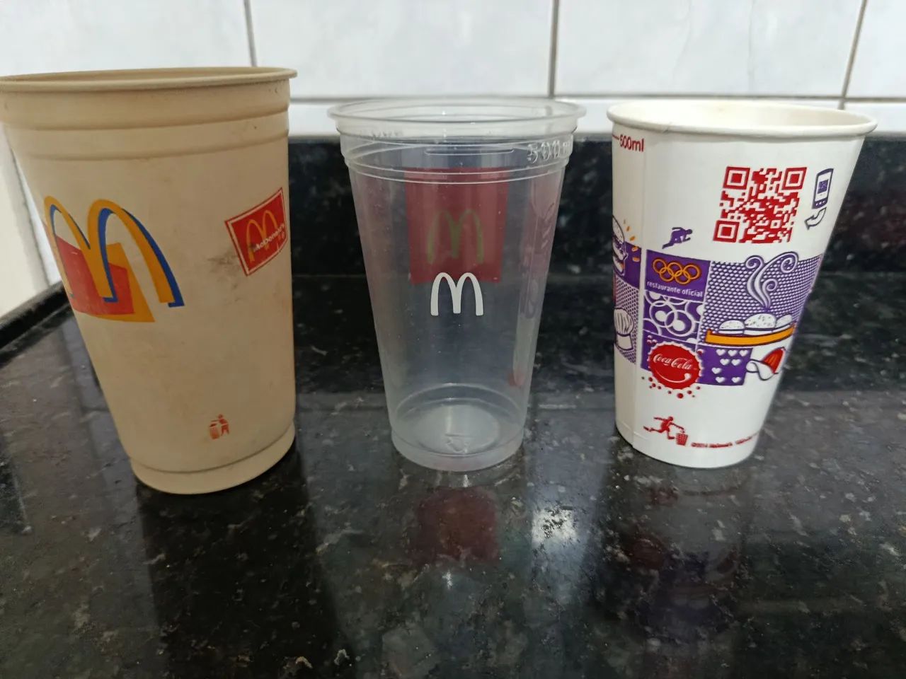 ? Lote 3 Copos Antigos McDonald's - Peças de Coleção | Artes Exclusivas - Foto 2