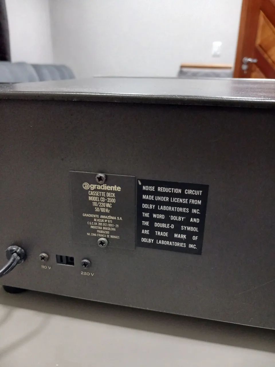 TAPE DECK GRADIENTE CD 3500 - Foto 4