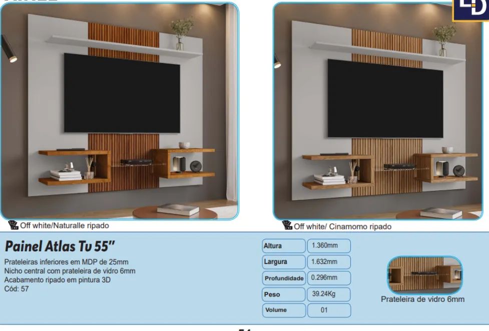 Painel atlas. Tv. 55