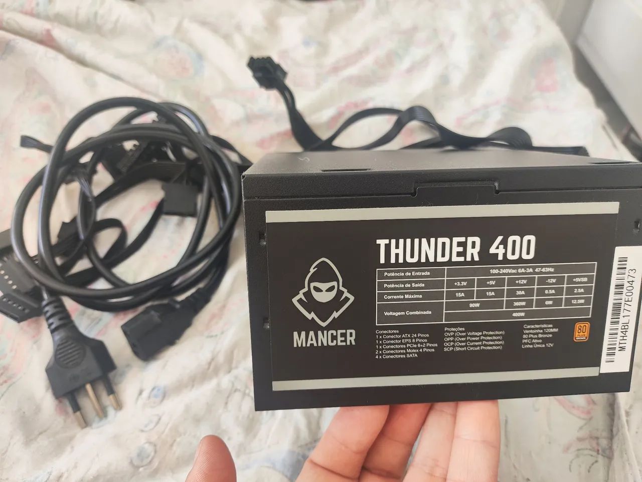 Fonte 400w 80 plus bronze  - Foto 4