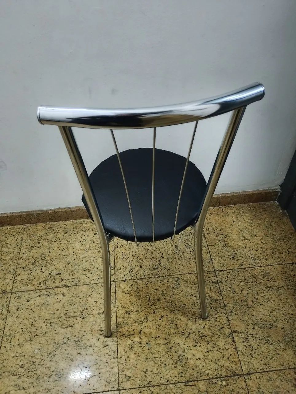 01 cadeira de inox - Foto 4
