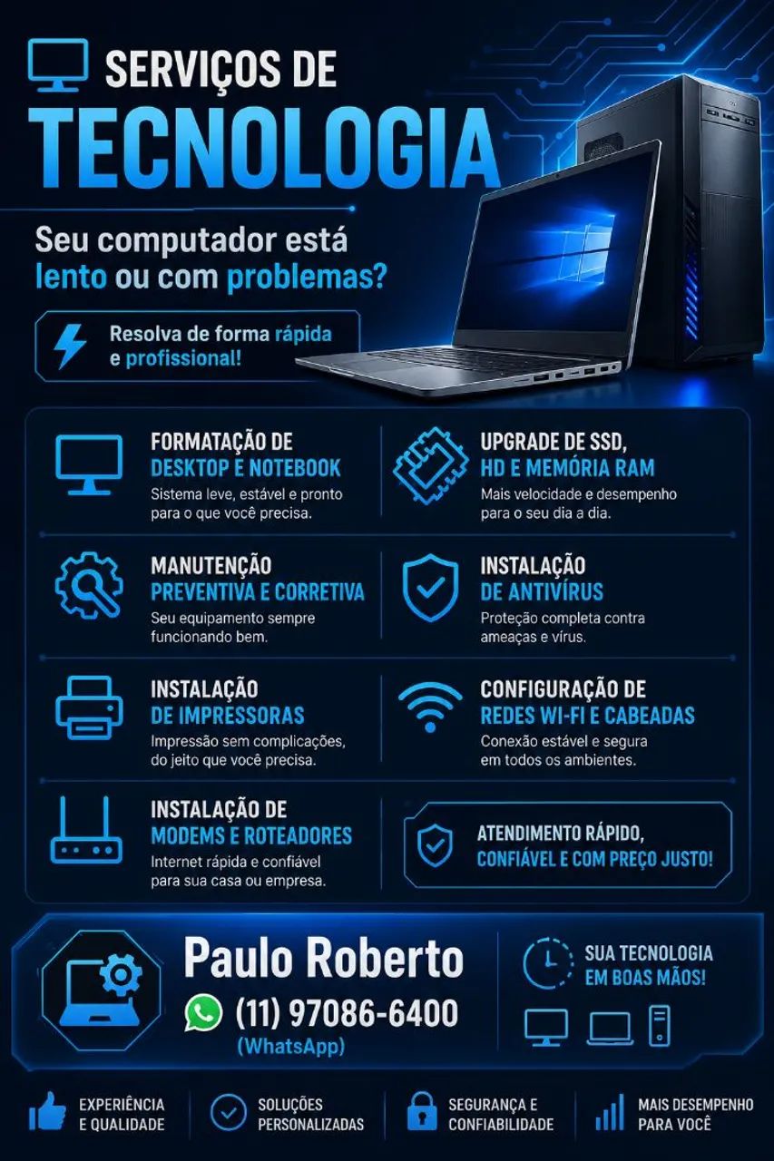 Serviços Tech para você ou sua empresa!!! - Foto 3