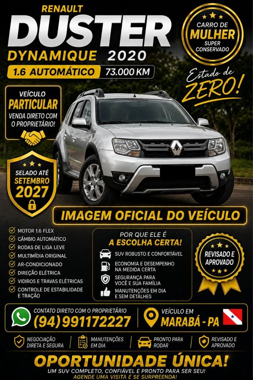 Renault Duster Dynamique 1.6 Flex 16V Aut. 2020