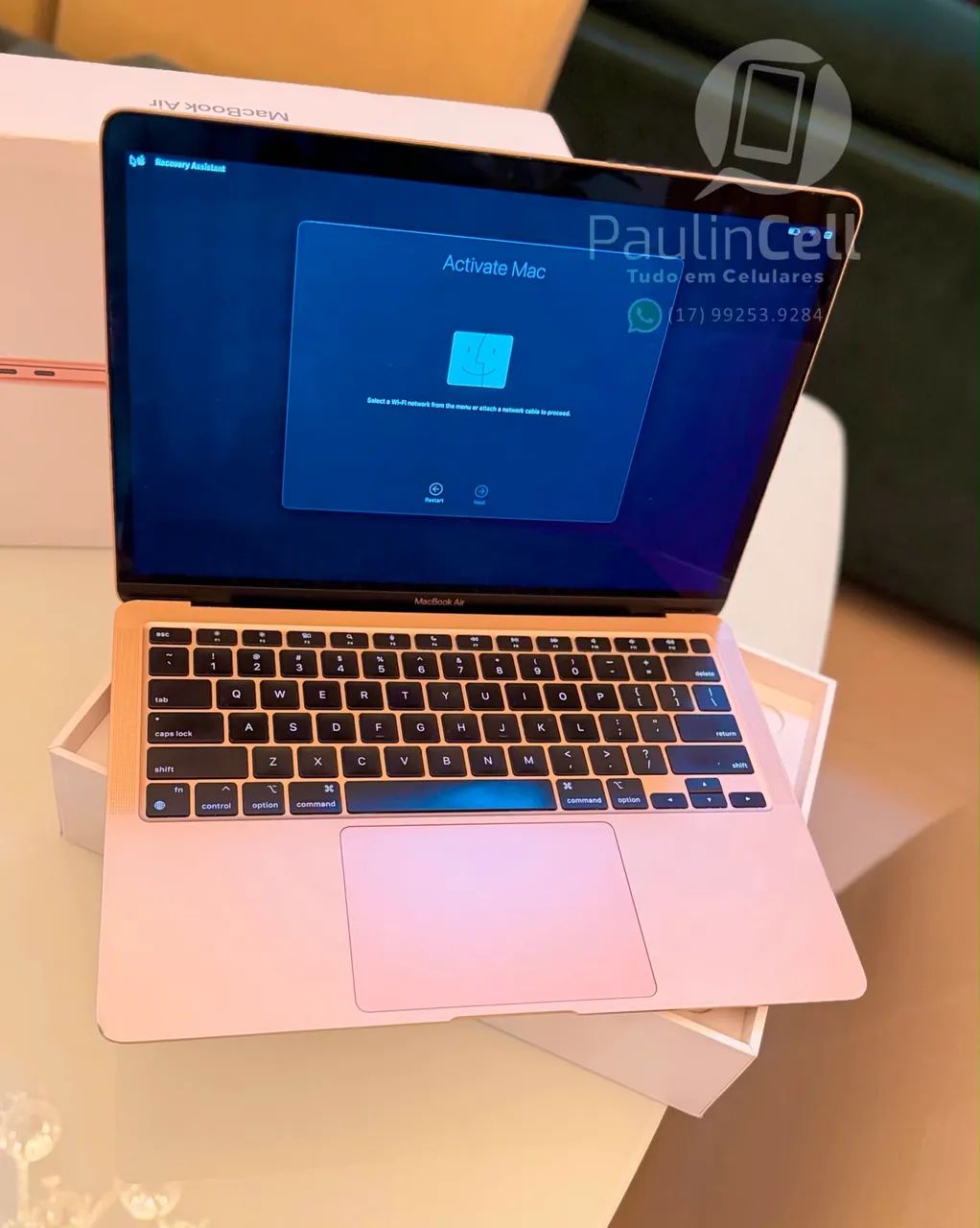 Macbook Air m1 dourado  - Foto 2