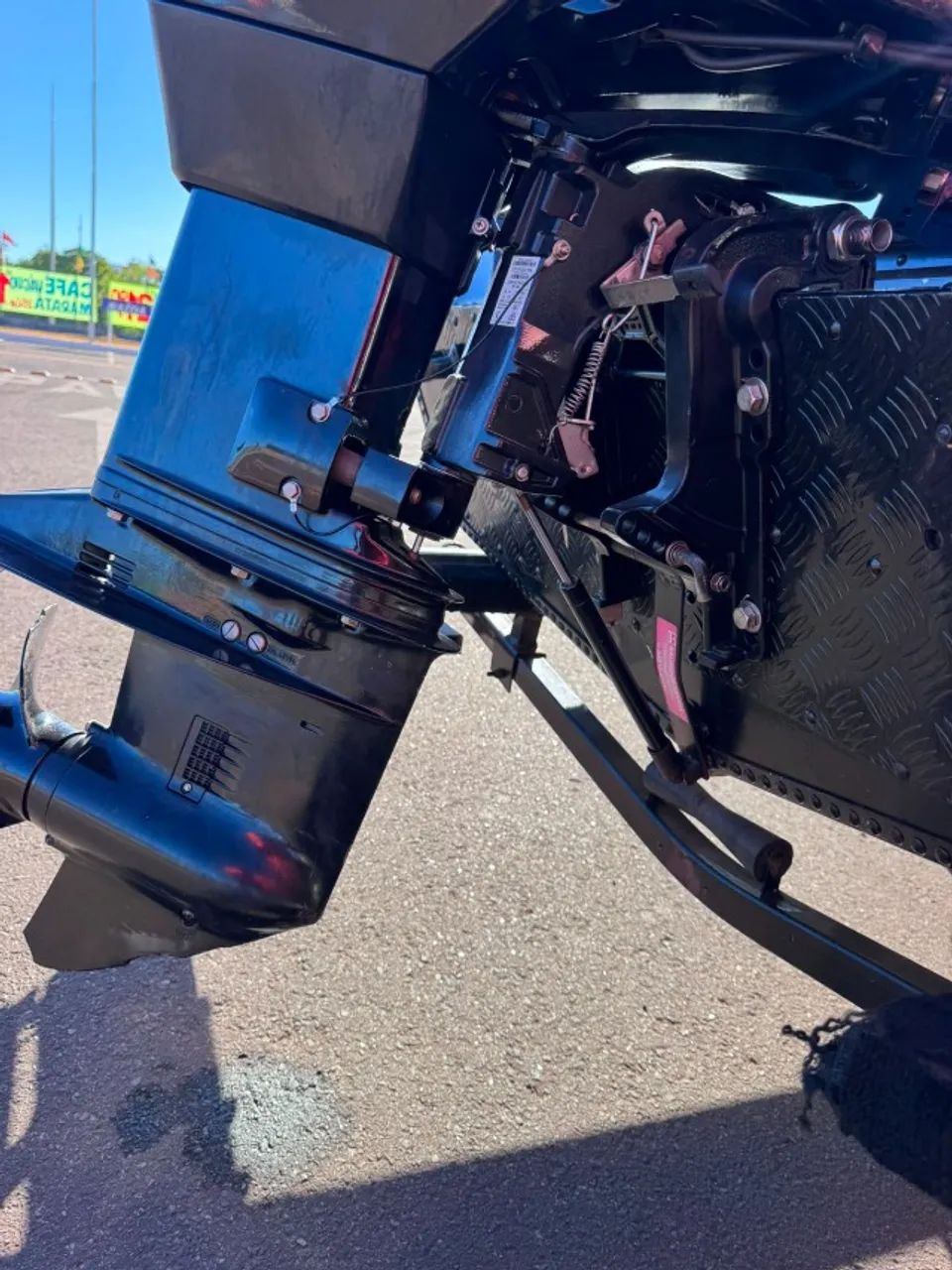 Canoa motor 50 hp com partida  - Foto 4