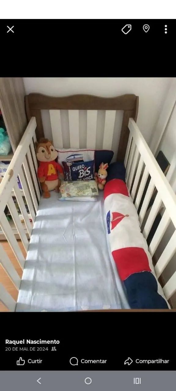 Berço que vira mini cama  - Foto 3