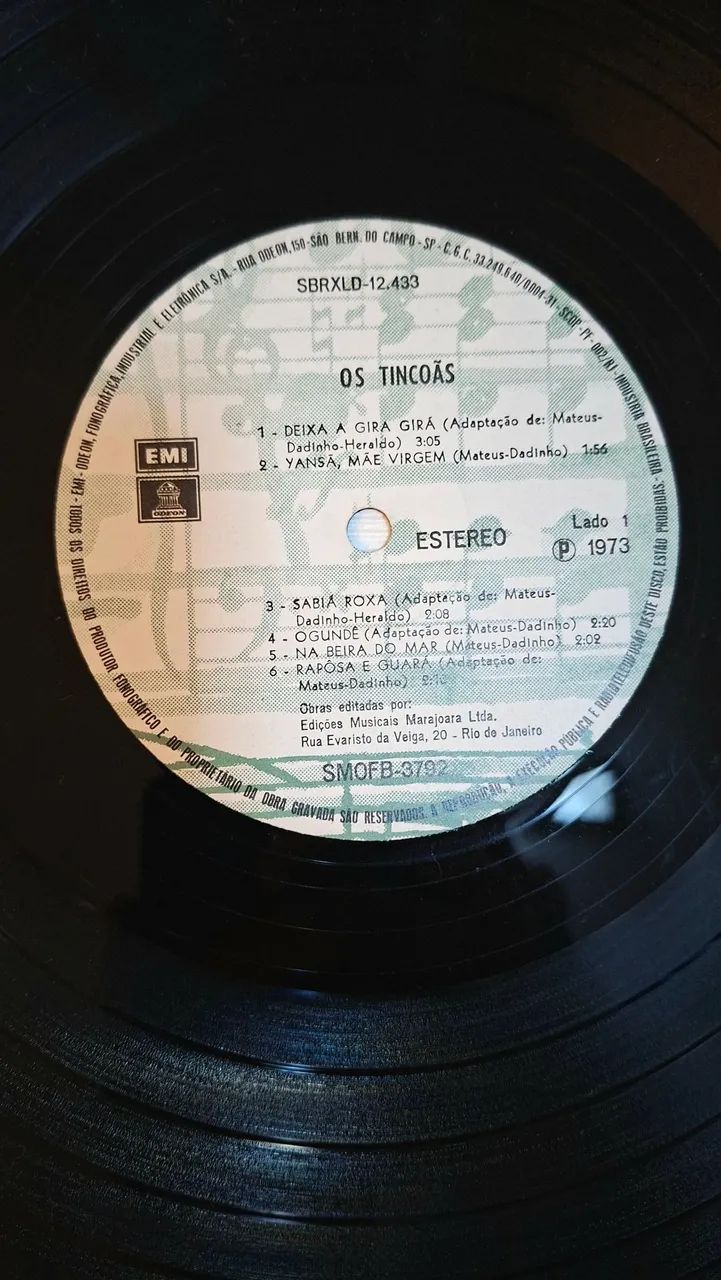 Lp, Os Ticoãs, EMI, 1973, excelente estado! - Foto 3