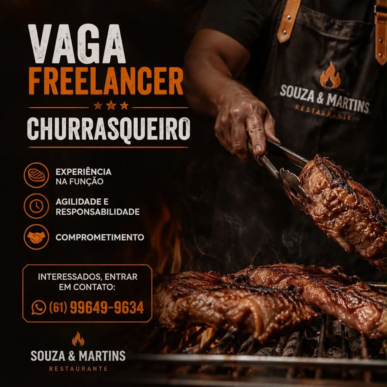 Freelance churrasqueiro