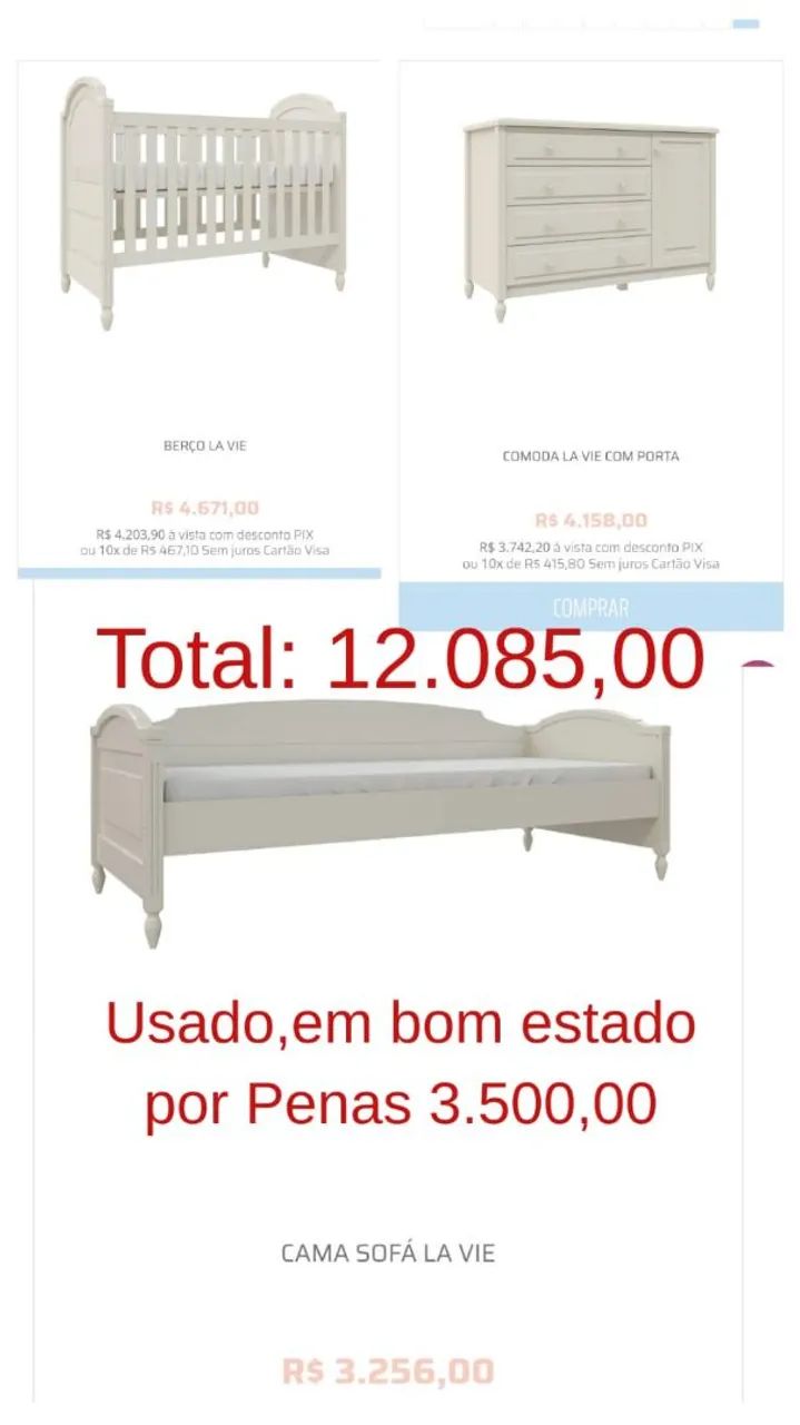 Móveis para quarto infantil 